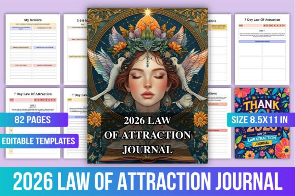 Download ✨ 2026 Law of Attraction Journal - Premium Resources