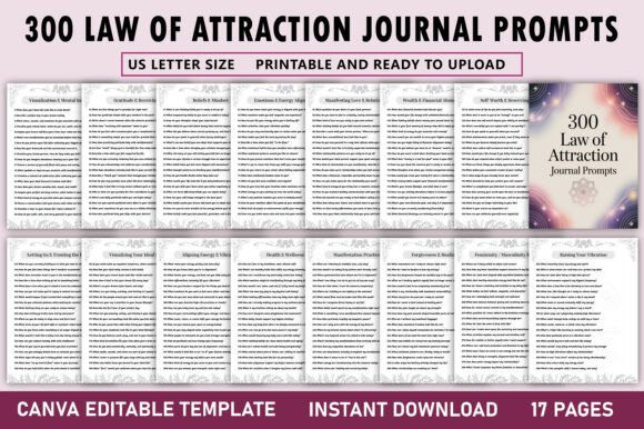 Download 300 Law of Attraction Journal Prompts - Premium Resources